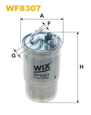 WIX FILTERS Polttoainesuodatin WF8307